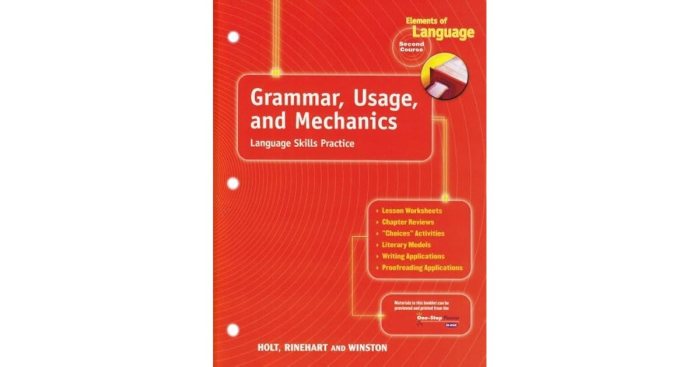 Grammar usage and mechanics workbook answers