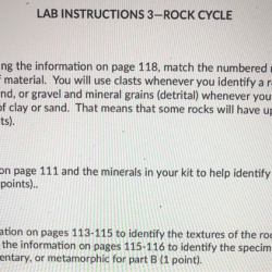 Rock cycle escape room answer key