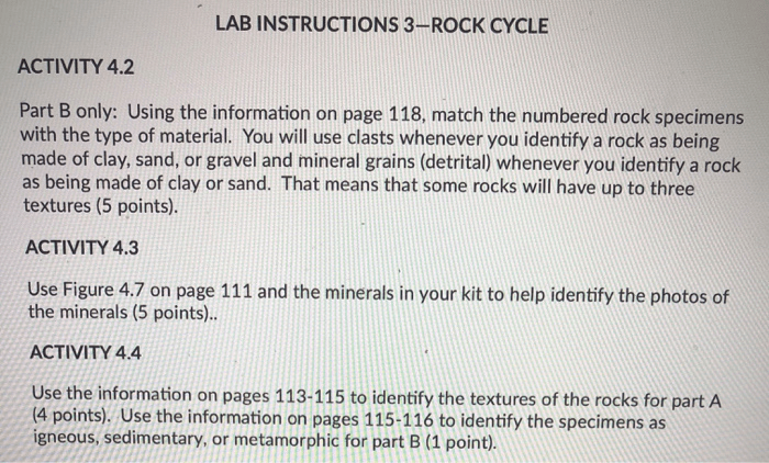 Rock cycle escape room answer key